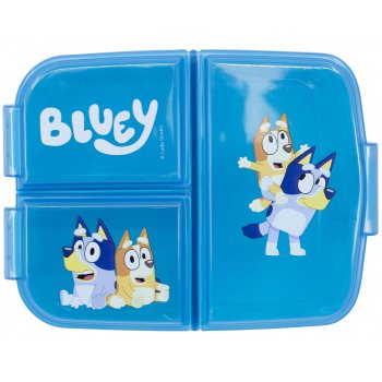 Multibox na desiatu Bluey s 3 priehradkami