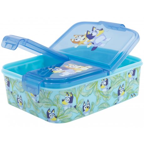 Multibox na desiatu Bluey s 3 priehradkami