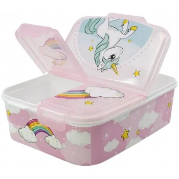 Multibox na desiatu Unicorn s 3 priehradkami