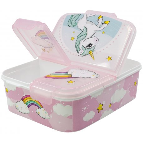 Multibox na desiatu Unicorn s 3 priehradkami