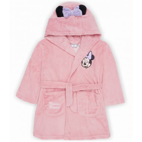 Dievčenský župan Minnie Mouse s kapucňou a uškami
