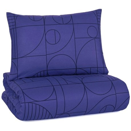 Bavlnené posteľné obliečky Geo Future Dusk