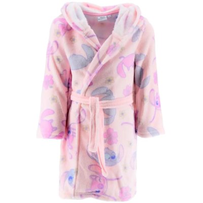 Dievčenský župan s kapucňou Lilo & Stitch