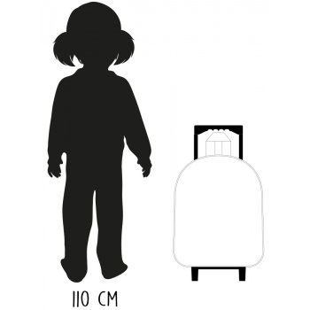 Detský cestovný 3D batoh na kolieskach Stitch a Scrump