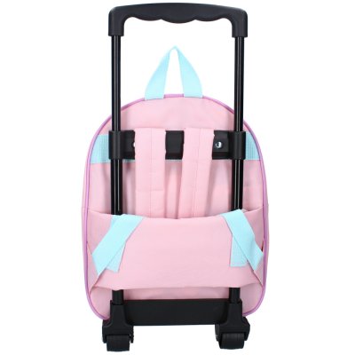 Detský cestovný 3D batoh na kolieskach Stitch a Scrump