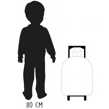 Detský cestovný 3D batoh na kolieskach Bluey