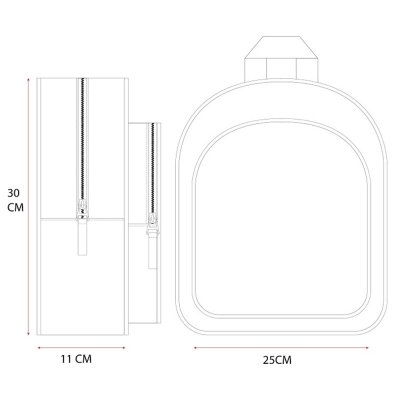 Detský batoh s predným vreckom Bluey a Bingo
