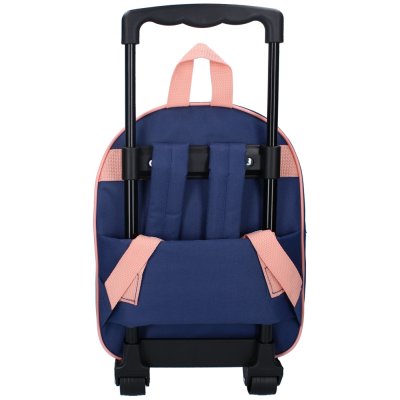 Detský cestovný 3D batoh na kolieskach Ľadové kráľovstvo - Sisters Forever