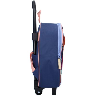 Detský cestovný 3D batoh na kolieskach Ľadové kráľovstvo - Sisters Forever