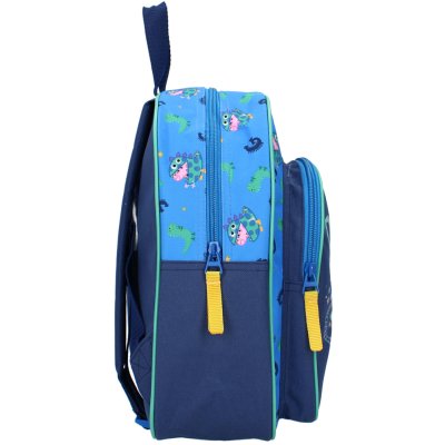 Detský batoh s predným vreckom Prasiatko George s dinosaurom