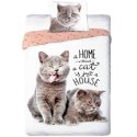 Bavlnené posteľné obliečky mačky British Shorthair