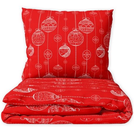 Bavlnené posteľné obliečky - Vianočné banky