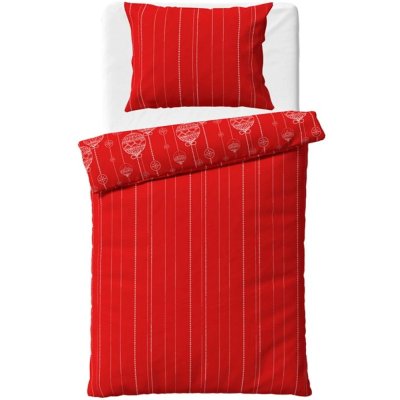 Bavlnené posteľné obliečky - Vianočné banky