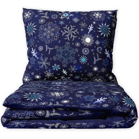 Bavlnené posteľné obliečky - Ľadové vločky