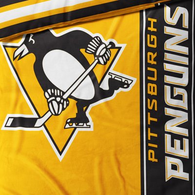 Mikroplyšové posteľné obliečky NHL Pittsburgh Penguins