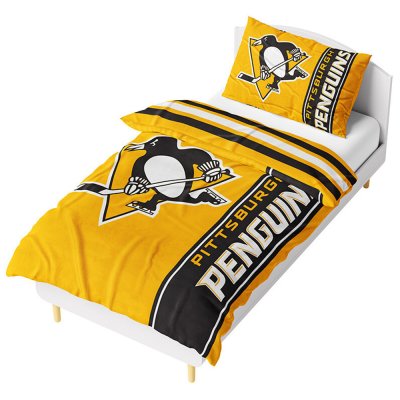 Mikroplyšové posteľné obliečky NHL Pittsburgh Penguins
