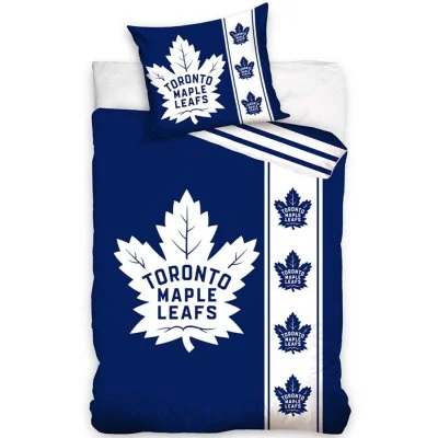 Mikroplyšové posteľné obliečky NHL Toronto Maple Leafs