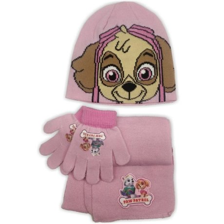 Dievčenská súprava čiapky a šály Tlapková patrola - Paw Patrol