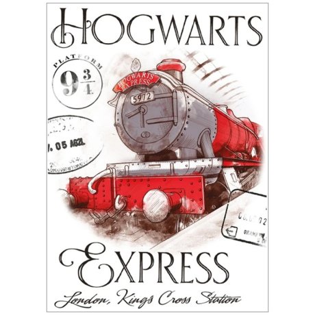 Detský uterák Harry Potter - Rokfortský Express