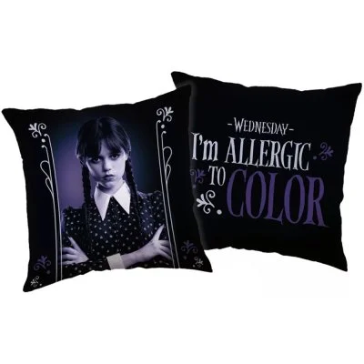 Obojstranný vankúš Wednesday - I'm allergic to color