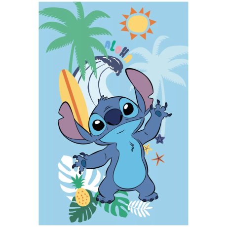 Detská fleecová deka Lilo & Stitch - Aloha