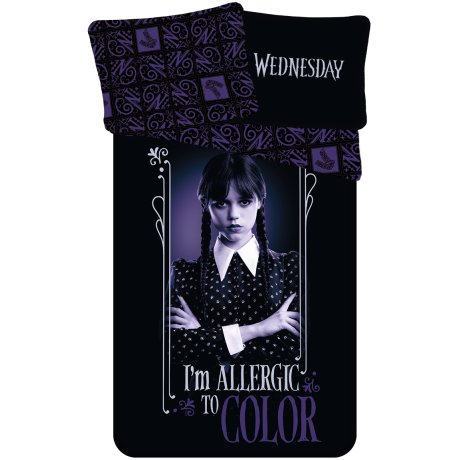 Bavlnené posteľné obliečky Wednesday - I'm allergic to color
