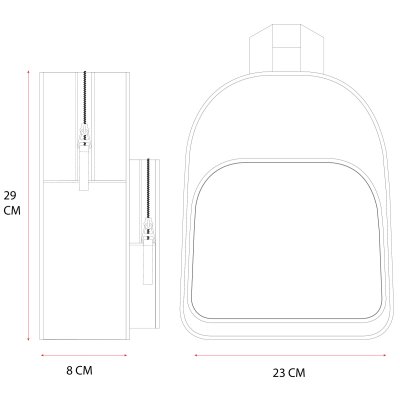 Detský batoh s predným vreckom Lilo & Stitch