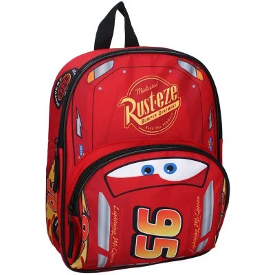Detský batoh s predným vreckom Autá - Blesk Mc Queen 95