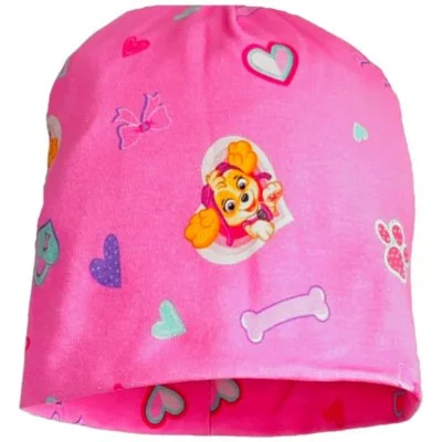 Dievčenská jarná / jesenná čiapka Labková patrola - Paw Patrol