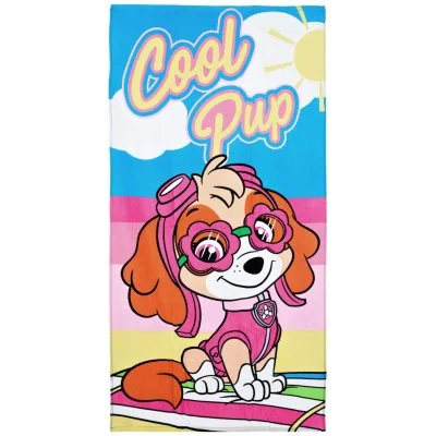 Dievčenská plážová osuška Paw Patrol - Cool Pup