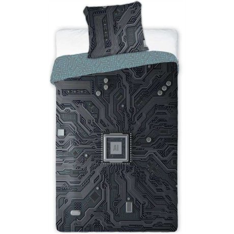 Bavlnené posteľné obliečky AI Technológia - so svietiacim efektom