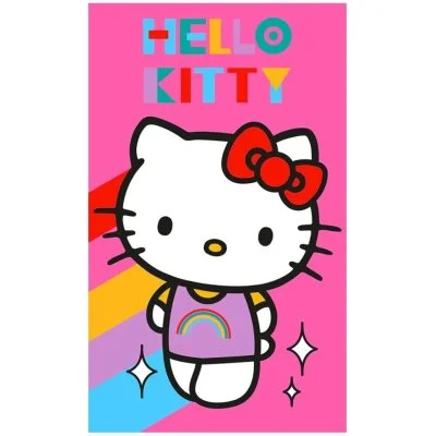 Detský uterák Hello Kitty - Rainbow