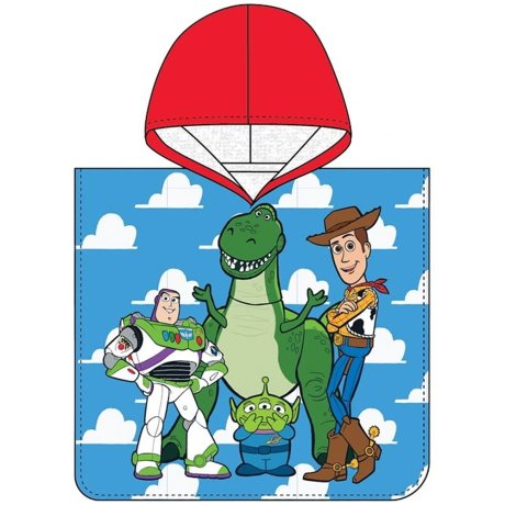 Detské plážové pončo - osuška s kapucňou Toy Story