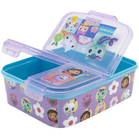 Multibox na desiatu Gábinin kúzelný domček s 3 priehradkami