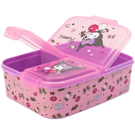 Multibox na desiatu Kuromi s 3 priehradkami