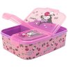 Multibox s tromi priehradkami s motívom Kuromi zo sveta Sanrio, kde žije aj Hello Kitty. Ideálny do školy aj na výlety. Vyrobený bez obsahu BPA, vhodný pre deti od 4 rokov.