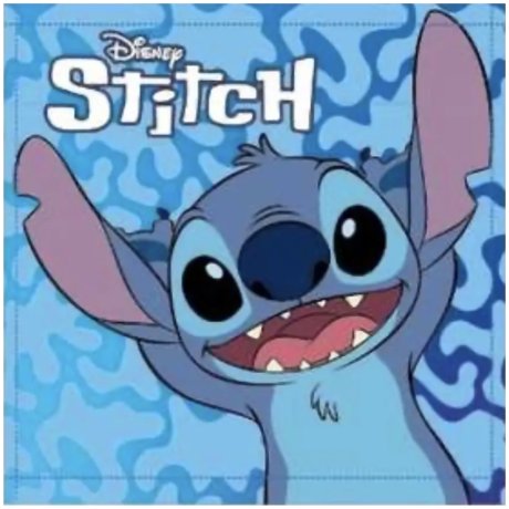 Chlapčenský malý uterák na tvár Stitch