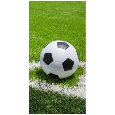 Bavlnená plážová osuška s futbalovou loptou
