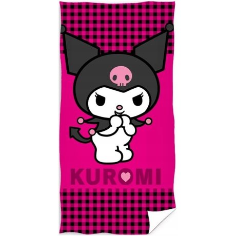 Bavlnená plážová osuška Kuromi – malý diablik