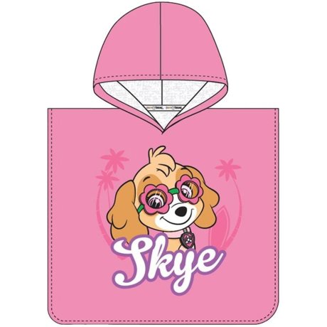 Dievčenské plážové pončo Labková patrola - Ready to relax!