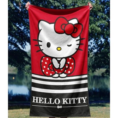 Bavlnená plážová osuška Hello Kitty - Malá parádnica