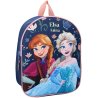 Detský batôžtek Ľadové kráľovstvo - Frozen - s plastickým 3D obrázkom Elsy a Anny. Má jednu priestrannú priehradku na zips, nastaviteľné polstrované popruhy na chrbát a praktické pútko na nosenie v ruke alebo zavesenie. Rozmery 32 × 26 × 11 cm, objem 9,15 l.