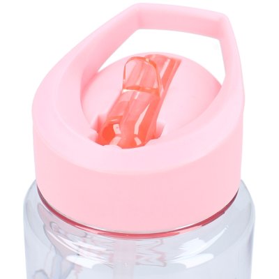 Dievčenská plastová fľaša na pitie Lilo & Stitch so slamkou