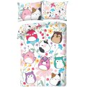 Obojstranné posteľné obliečky z mikrovlákna Squishmallows – Flower Friends