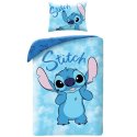 Bavlnené posteľné obliečky Stitch v oblakoch