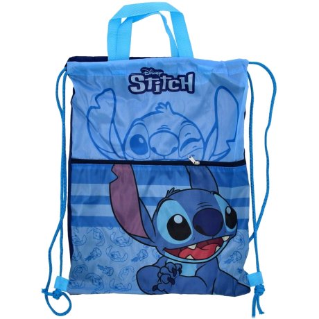 Chlapčenský športový vak Stitch s vreckom na zips