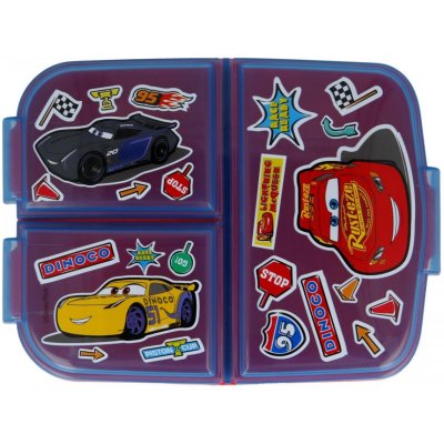 Multibox na desiatu Autá s 3 priehradkami