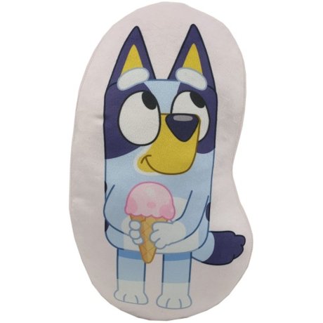Tvarovaný 3D vankúšik Bluey so zmrzlinou