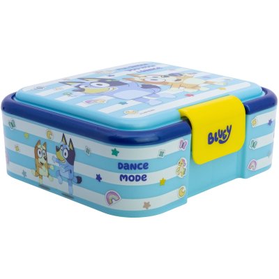 Robustný multibox na desiatu Bluey s 3 priehradkami