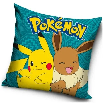 Obliečka na vankúš Pokémoni - Pikachu a Eevee